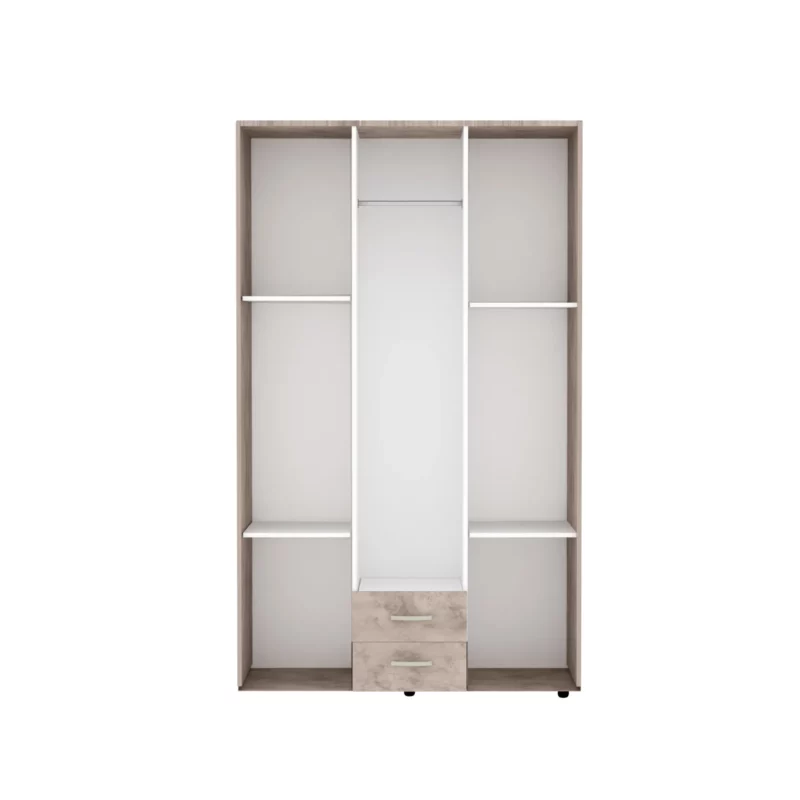 MAGALI Cement Wood Effect Wardrobe