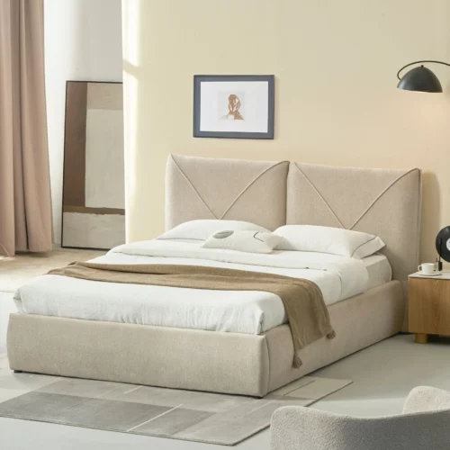 HSFB246003-GENOA-03 5.5FT BED STORAGE LIGHT GREY