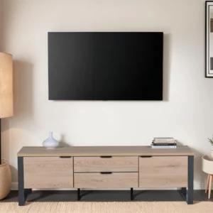 TV STAND NATURAL OAK 7055