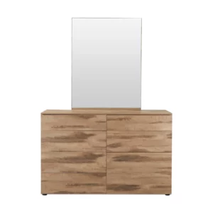 DRESSER+MIRROR OAK 243802