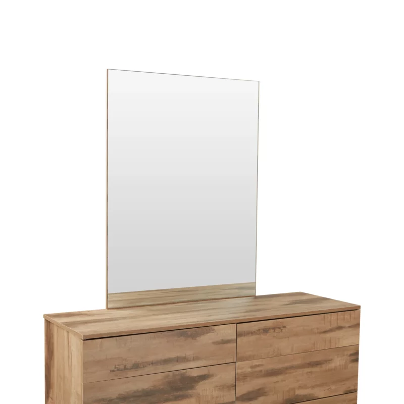 DRESSER+MIRROR OAK 243802