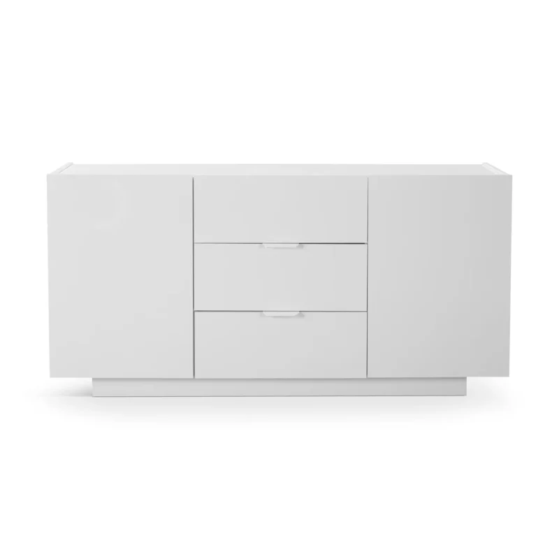 JL-02029-808-BUFFET-2 BUFFET GLOSSY WHITE 808