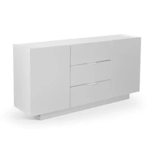 JL-02029-808-BUFFET-3 BUFFET GLOSSY WHITE 808