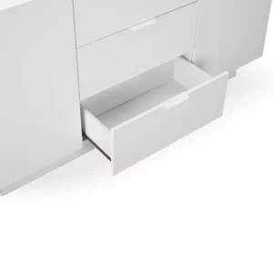 JL-02029-808-BUFFET-4 BUFFET GLOSSY WHITE 808