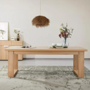 SAPHYRA Natural Oak Effect Dining Table