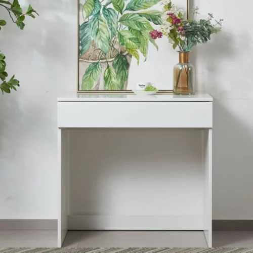 OFFICE TABLE GLOSSY WHITE808