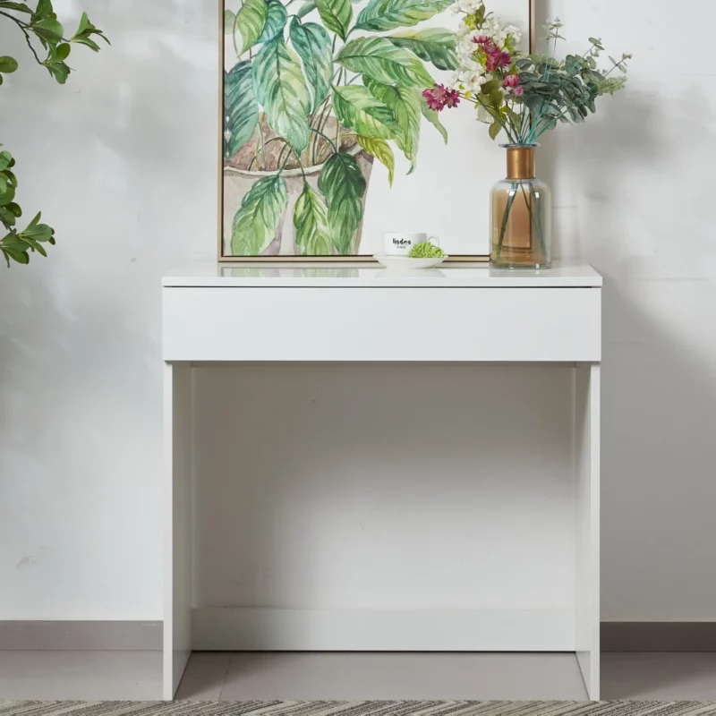 OFFICE TABLE GLOSSY WHITE808