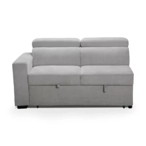 MB-2505-T14-SFBED-1 KEDRA Grey Fabric Sofa Bed