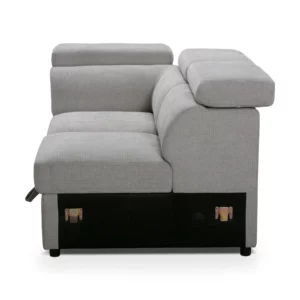 MB-2505-T14-SFBED-10 KEDRA Grey Fabric Sofa Bed