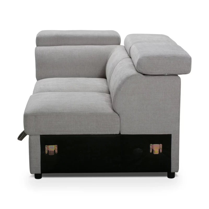 MB-2505-T14-SFBED-10 KEDRA Grey Fabric Sofa Bed