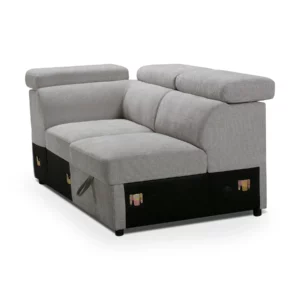 MB-2505-T14-SFBED-11 KEDRA Grey Fabric Sofa Bed