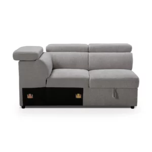 MB-2505-T14-SFBED-12 KEDRA Grey Fabric Sofa Bed