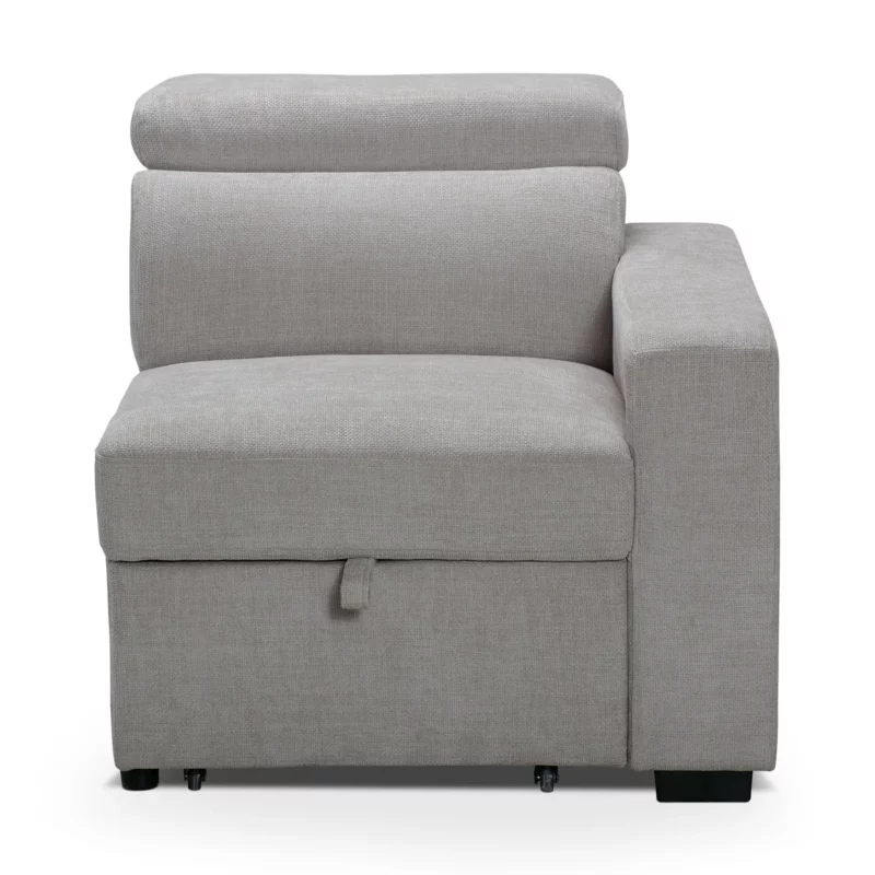 MB-2505-T14-SFBED-15 KEDRA Grey Fabric Sofa Bed