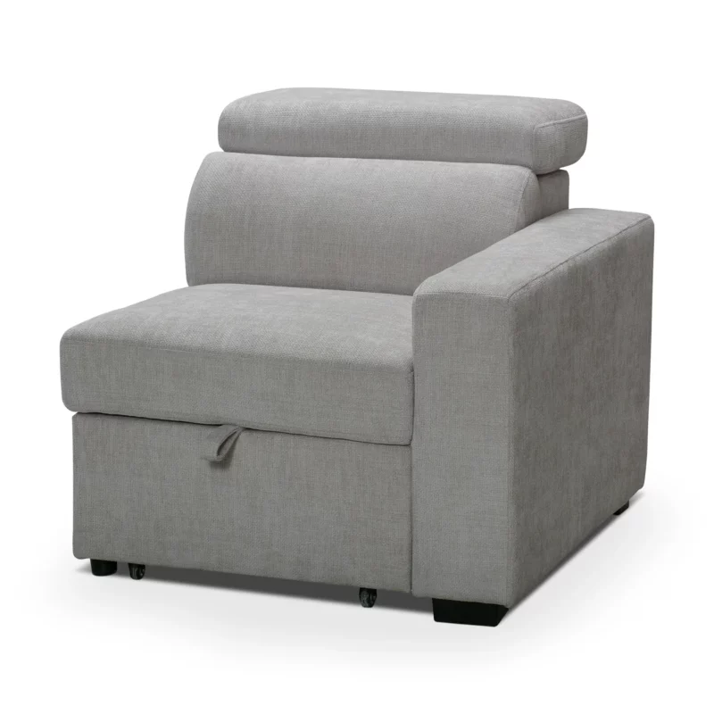 MB-2505-T14-SFBED-16 KEDRA Grey Fabric Sofa Bed