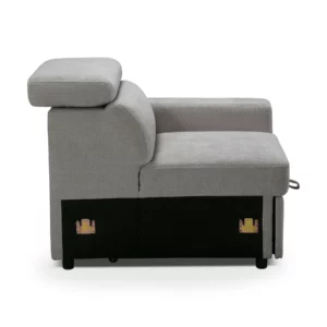 MB-2505-T14-SFBED-17 KEDRA Grey Fabric Sofa Bed
