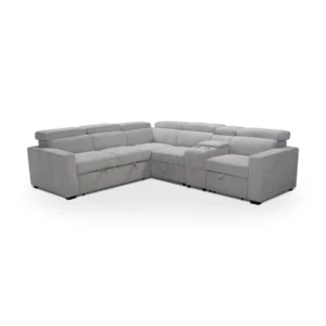 MB-2505-T14-SFBED-19 KEDRA Grey Fabric Sofa Bed
