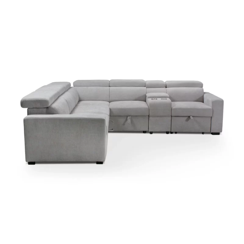MB-2505-T14-SFBED-20 KEDRA Grey Fabric Sofa Bed