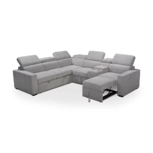 MB-2505-T14-SFBED-24 KEDRA Grey Fabric Sofa Bed