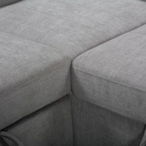 MB-2505-T14-SFBED-28 KEDRA Grey Fabric Sofa Bed