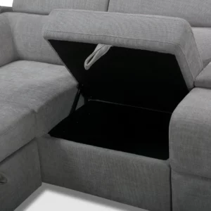 MB-2505-T14-SFBED-29 KEDRA Grey Fabric Sofa Bed