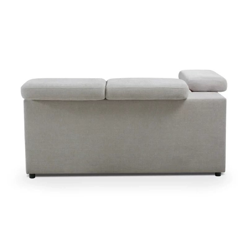 MB-2505-T14-SFBED-4 KEDRA Grey Fabric Sofa Bed
