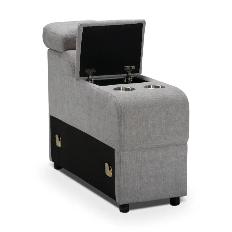 MB-2505-T14-SFBED-7 KEDRA Grey Fabric Sofa Bed