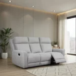 AVION Recliner 3 Seater Sofa Grey