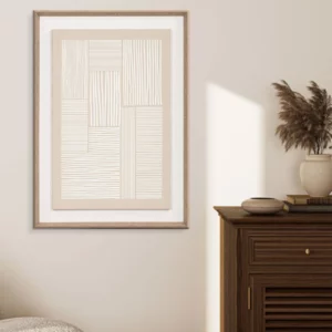 28901-2 FRAMED PRINTED CANVAS FOAM