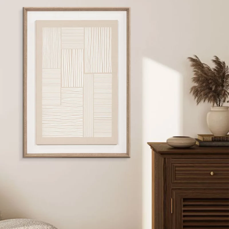 28901-2 FRAMED PRINTED CANVAS FOAM