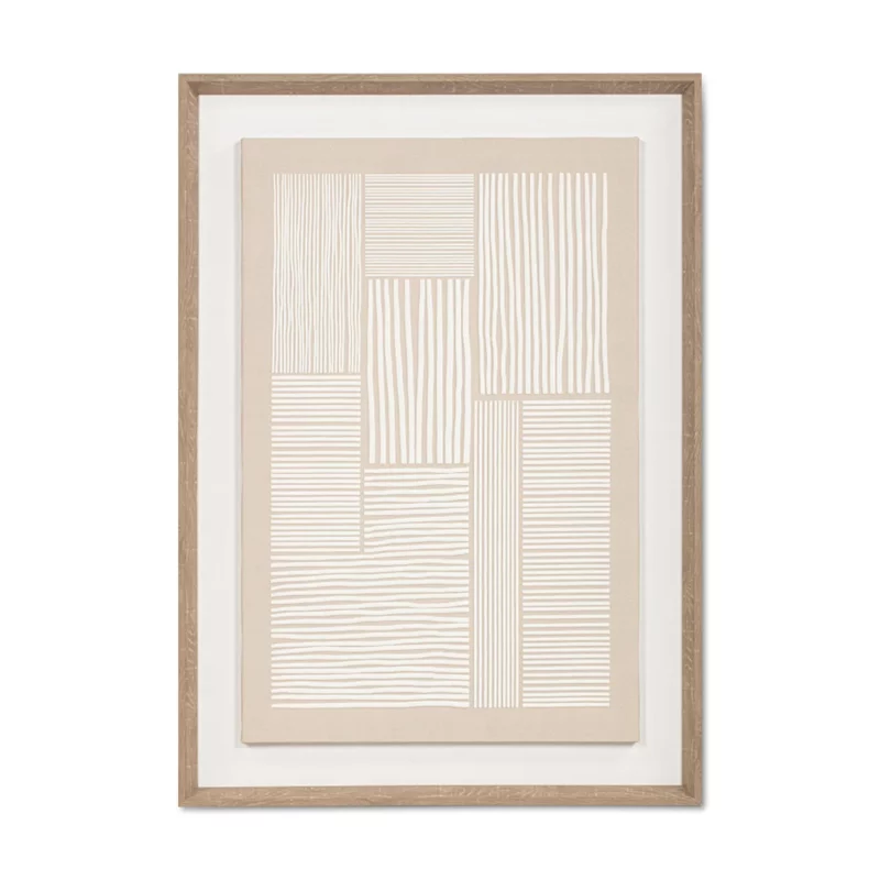 28901 FRAMED PRINTED CANVAS FOAM