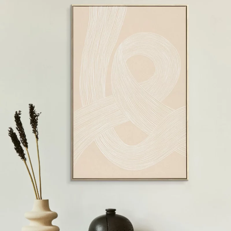 FRAMED PRINTED CANVAS FOAM