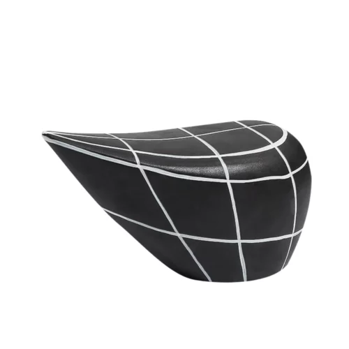 BLACK  LINE GEOMETRY ORNAMENT