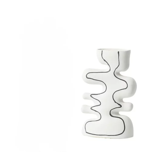 HAND-PAINTED WAVE BOTTLE B