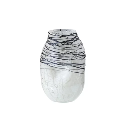 BLACK COIL VASE B