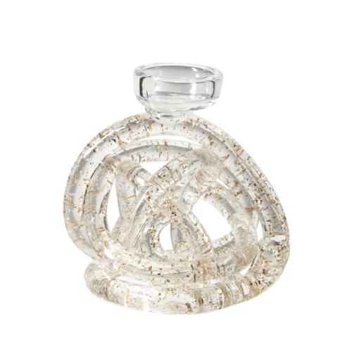 STRIPED BALL CANDLE HOLDER A