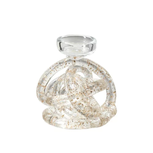 STRIPED BALL CANDLE HOLDER B