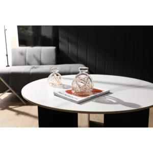 STRIPED BALL CANDLE HOLDER B