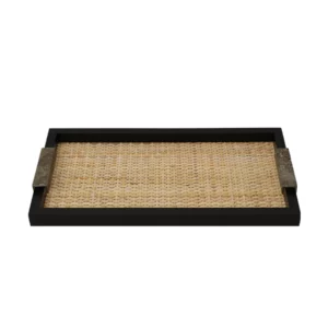 STONE RATTAN TRAY B