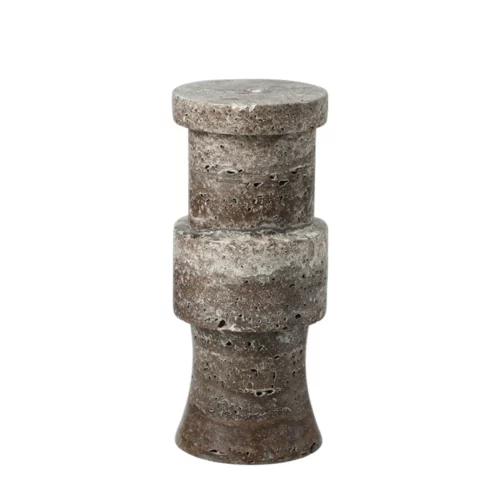 CUP-SHAPED STONE CANDLESTICK A
