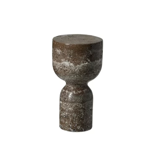 CUP-SHAPED STONE CANDLESTICK B