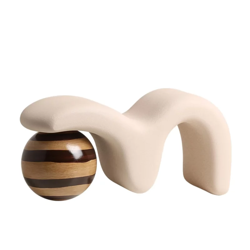 M SHAPE BALL ORNAMENT