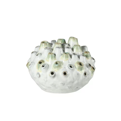 CORAL BALL GREEN VASE B