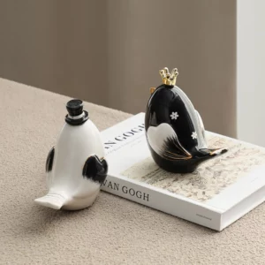 WHITE&BLACK LOVER BIRD SET