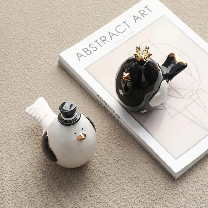 WHITE&BLACK LOVER BIRD SET