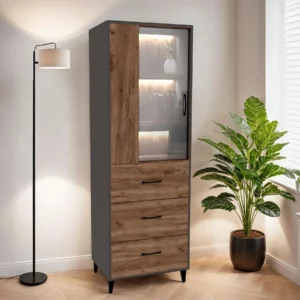 CABINET SMOKED OAK+ANTRACITE