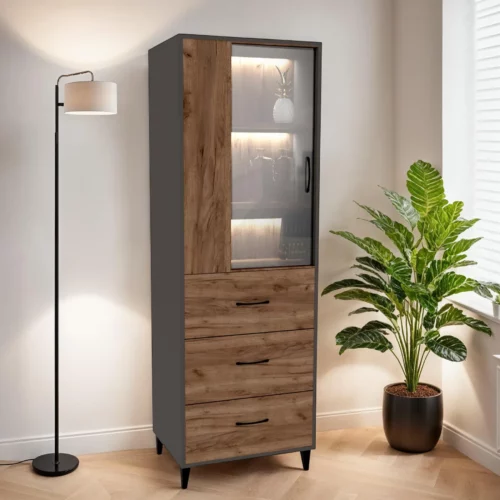 CABINET SMOKED OAK+ANTRACITE