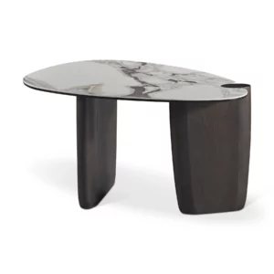 END TABLE CERAMIC FENDI WHITE