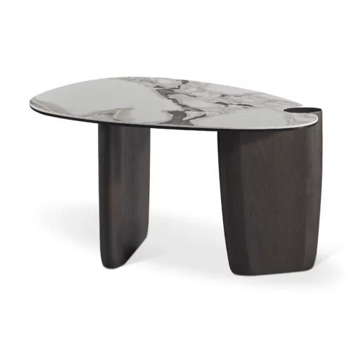 END TABLE CERAMIC FENDI WHITE