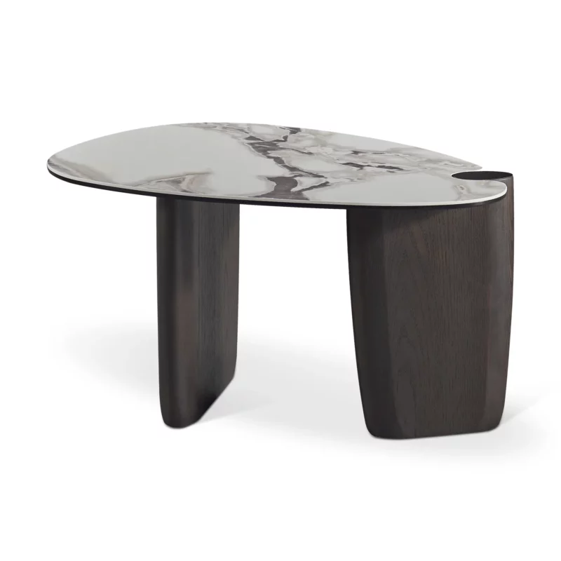 END TABLE CERAMIC FENDI WHITE
