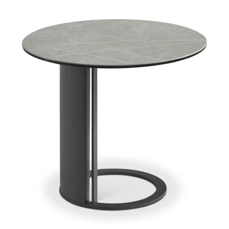 END TABLE CERAMIC TMPRD GLASS